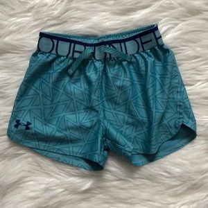 Under Armour Girls Youth athletic shorts YSM
